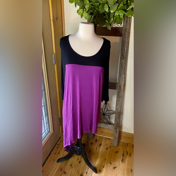 💥Lane Bryant Asymmetrical Tunic Top💥 - Picture 1 of 9